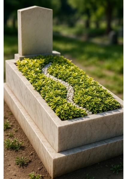 MEZAR - KABİR SARI BİTKİ SETİ - 20 ADET GOLD TAFLAN modelleri