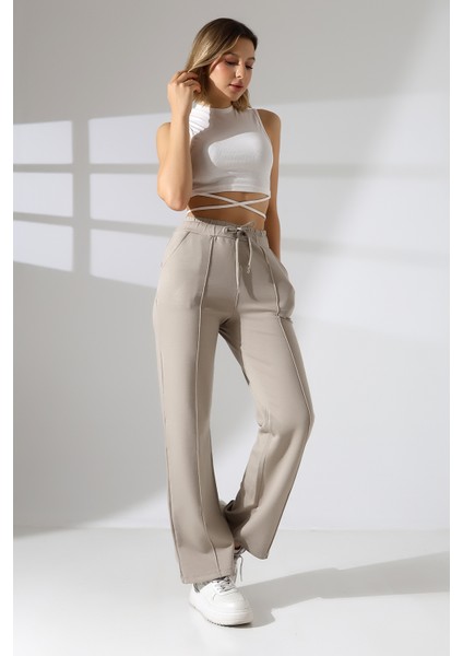 Içi Şardonlu Çimalı Eşofman Altı modelleri