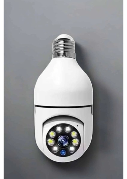 Ampul Görünümlü Güvenlik Kamerası Duylu Wifi Kamerası Dönebilen modelleri