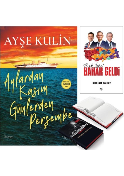 Aylardan Kasım Günlerden Perşembe ve Bak Işte Bahar Geldi - Ciltli 2026 Ajanda