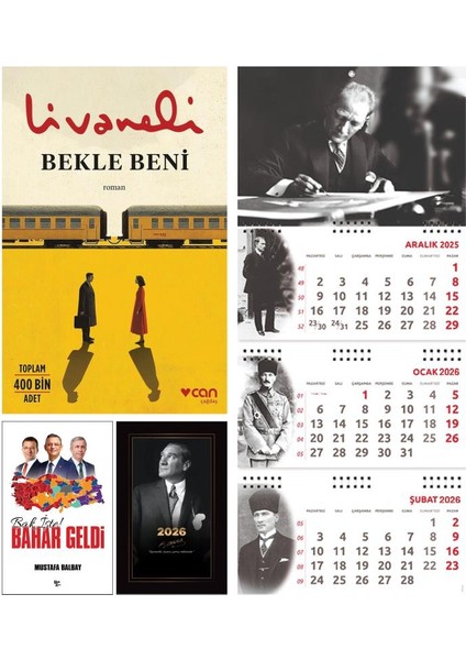 Bekle Beni ve Bak Işte Bahar Geldi - Istikbal Ajanda - Imza Duvar Takvimi