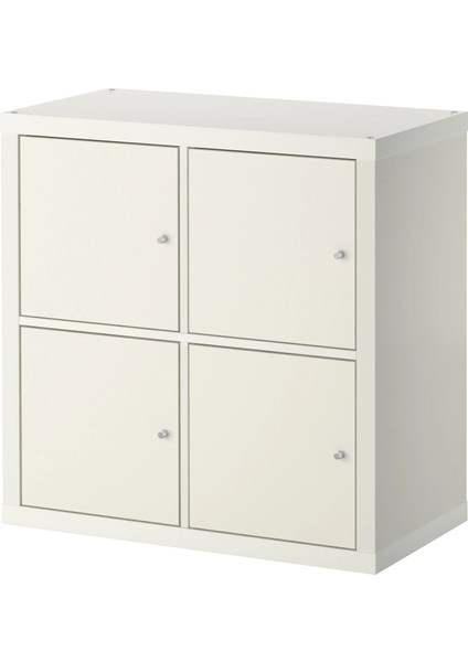 Kallax Açık Raf Ünitesi Beyaz 77 x 77 cm Kapaklı