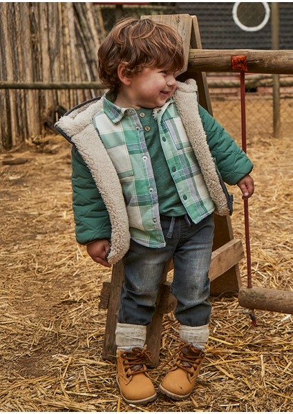 Gri Erkek Bebek Jean Jogger 2508