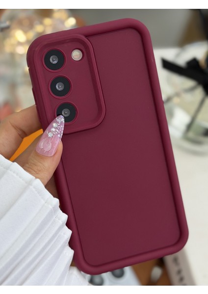 Galaxy S23 Uyumlu Mat Lansman Parmak Izi Bırakmaz Esnek Silikon Kılıf