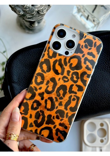 Iphone 16 Promax Uyumlu Shine Leopar Renk Geçişli Parlak Silikon Kourmalı Kılıf fırsatları