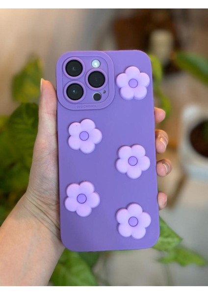 Iphone 14 Pro Uyumlu Papatya Desenli Lansman Içi Kadife Aa Kalite fırsatları