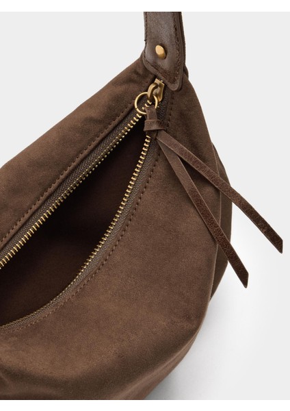 Deri Efektli Omuz Çantası fırsatları