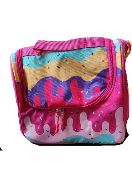 Kız Çocuk Beslenme Çantası Izoleli Geniş Kapasiteli Hem Askılı Hem Elde Tutmalı (28CM*18CM) AD2561 fiyatları