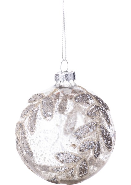 Sılver Leaf Ağaç Süsü 8cm