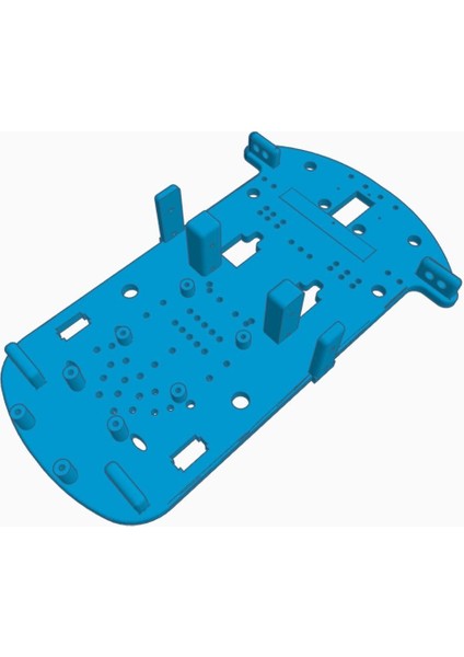 2WD 2 Çekişli Araç Platformu - 3D Baskı