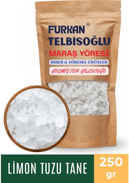 Limon Tuzu Tane - (Yüksek Kalibre, Iri Taneli, Yeni Mahsül) 250GR