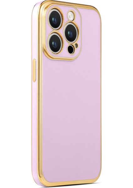 Spia Apple iPhone 14 Pro Kılıf Spıa Bark Kapak-Lila