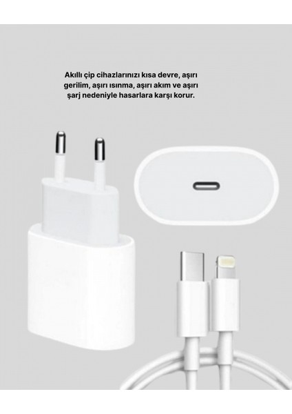 Ios Uyumlu 20W Usb-C Hızlı Şarj Cihazı Telefon ve Tablet Için modelleri