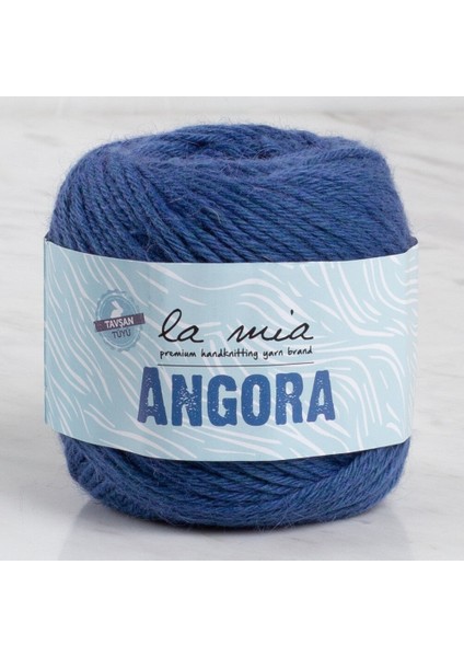 La Mia Angora 50GR Lacivert El Örgü Ipi - L129 - 33803