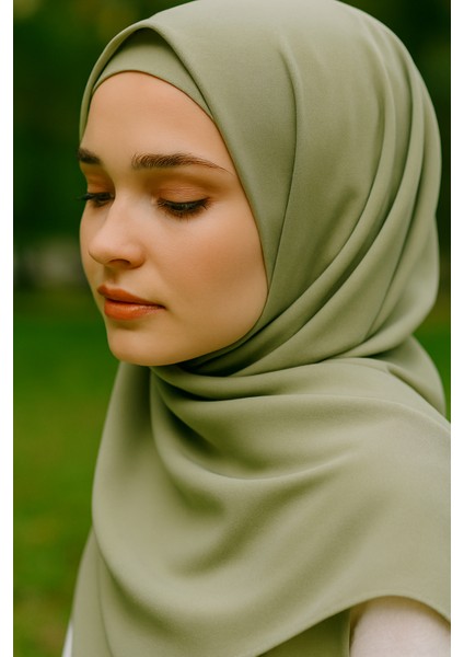 Premium Soft Pamuk Saten Şal | Dökümlü, Kaymaz, 4 Mevsim