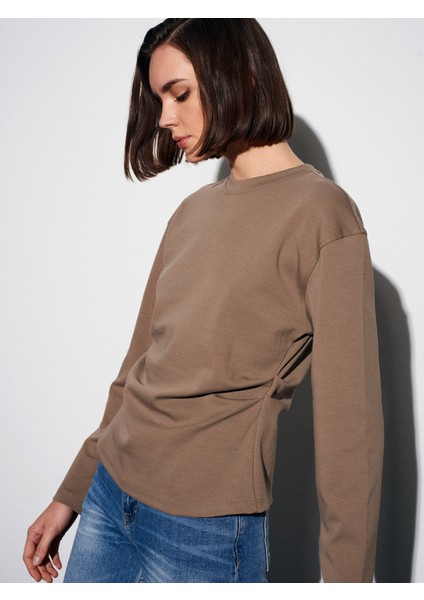 32280 Yanları Büzgülü Top-Açık Haki indirimleri