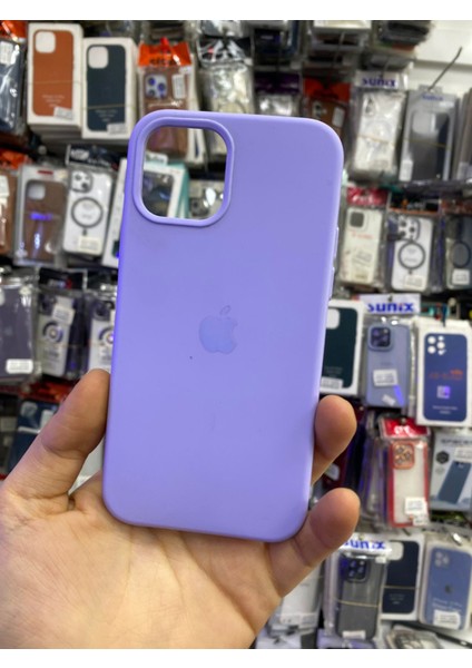Iphone 12 Pro Uyumlu Içi Kadife Logolu Lansman Kılıf