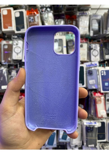 Iphone 12 Pro Uyumlu Içi Kadife Logolu Lansman Kılıf fiyatları