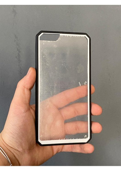 Iphone 6s Plus Uyumlu Kenarlar Renkli Sert Şeffaf Kılıf