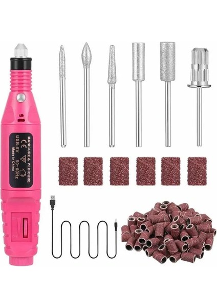 Protez Tırnak Ayak Nasır ve Tırnak Mantar Makinesi Elektrikli 12V Tırnak Törpü Seti