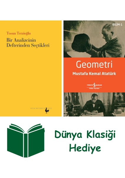 Bir Analizcinin Defterinden Seçtikleri + Geometri + Dünya Klasiği Hediye