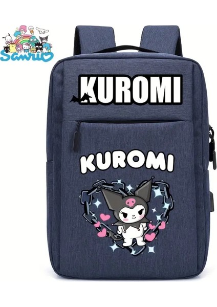 Çocuk Sırt Çantası Kuromi Figürlü 0011