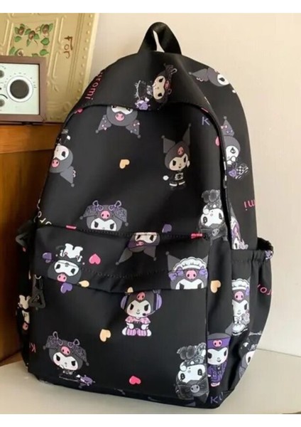 Çocuk Sırt Çantası Kuromi Figürlü Ik