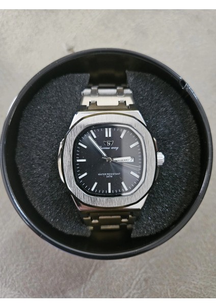 Kare Kasa Erkek Kol Saati - Paslanmaz Çelik, Su Geçirmez Kol Saati fiyatları