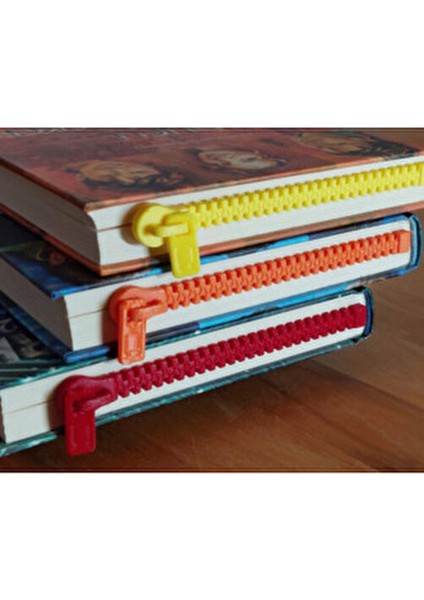 renkli fermuar tasarımlı kitap ayracı – eğlenceli ve şık kitap okuma aksesuarı fiyatları