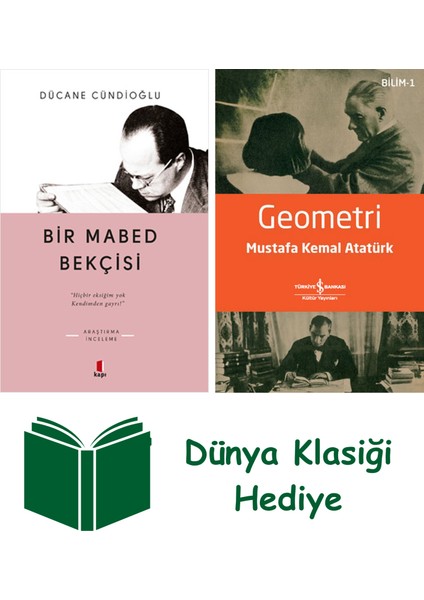 Bir Mabed Bekçisi + Geometri + Dünya Klasiği Hediye