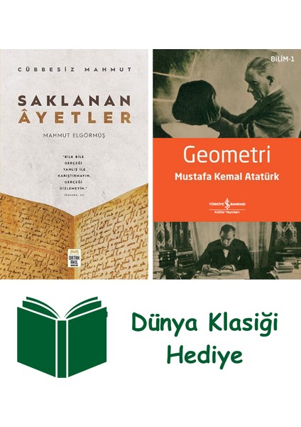 Saklanan Ayetler - Cübbesiz Mahmut + Geometri + Dünya Klasiği Hediye