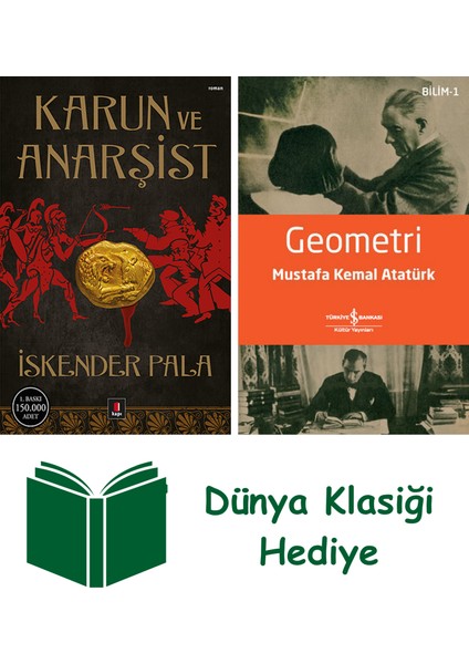 Karun ve Anarşist + Geometri + Dünya Klasiği Hediye