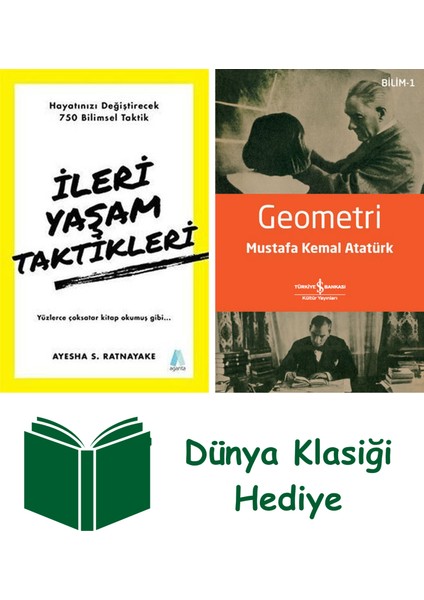Ileri Yaşam Taktikleri + Geometri + Dünya Klasiği Hediye