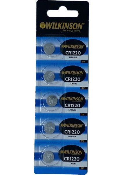 Wılkınson 1220 3V Lityum Düğme Pil 5'li Paket - Lisinya