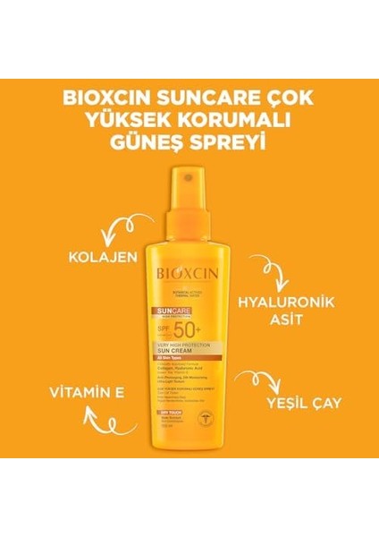 Bioxcin Sun Care Spf 50 Güneş Koruyucu Set – Yüz Kremi 50 ml + Vücut Spreyi 200 ml – Kuru ve Normal Ciltler Için, Suya Dayanıklı, Anti-Alerjik modelleri