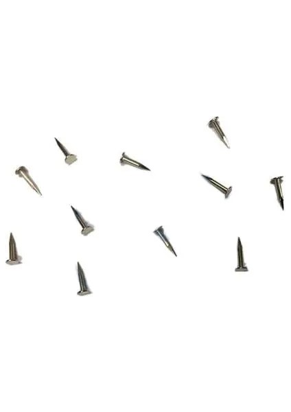 Klips, Menteşe, Ayağı Çivisi 7mm Çelik - Nikel 100GR ( Lisinya )