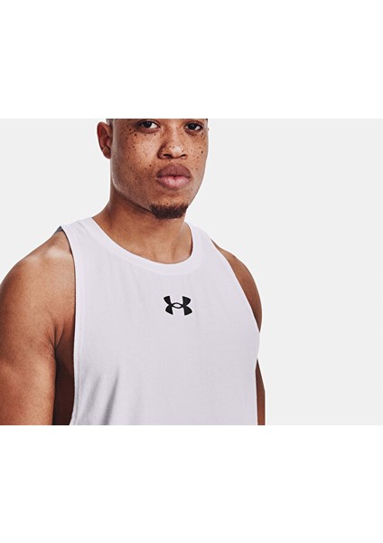 Ua Zone Tank Erkek Basketbol Atleti 1361901-100 Beyaz fırsatları
