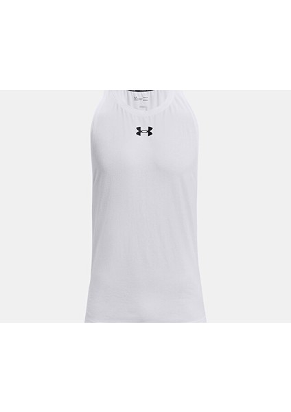 Ua Zone Tank Erkek Basketbol Atleti 1361901-100 Beyaz indirimleri