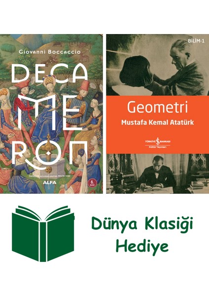 Decameron + Geometri + Dünya Klasiği Hediye