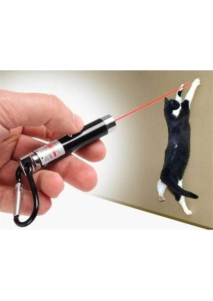 Kedi Oyuncağı Lazer Pointer – Eğlenceli Işıklı Kedi Kovalamaca Oyunu