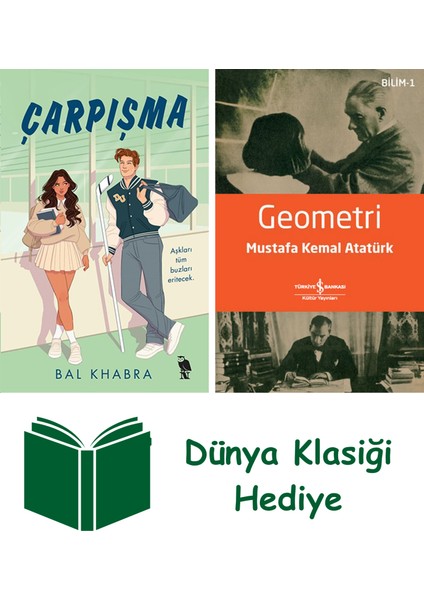 Çarpışma + Geometri + Dünya Klasiği Hediye