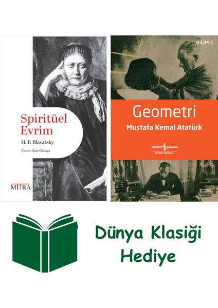 Spiritüel Evrim + Geometri + Dünya Klasiği Hediye
