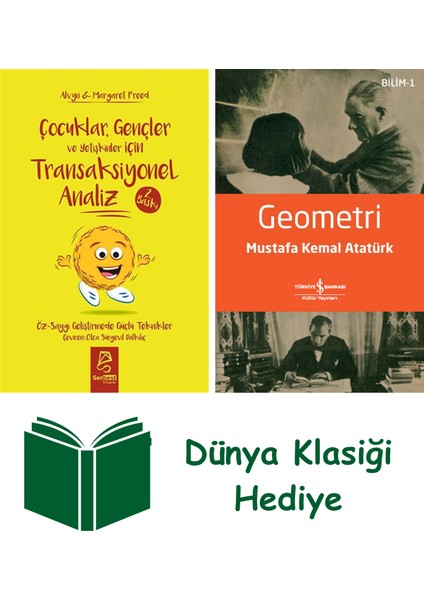 Çocuklar Gençler ve Yetişkinler Için Transaksiyonel Analiz + Geometri + Dünya Klasiği Hediye