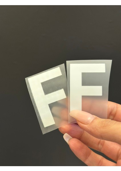 2 Li Ütü Ile Yapışan F Harfi Arma Transfer Baskı 5x3 cm modelleri