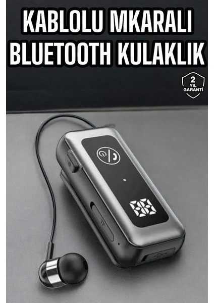 Kablolu Bluetooth Kulaklık Kulak Içi Stereo Mikrofonlu Dijital Göstergeli fiyatları