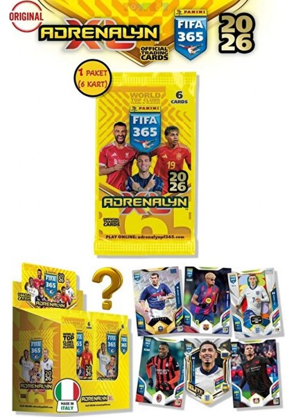Fıfa 365 Adrenalyn Xl 2026 Trading Card fiyatları