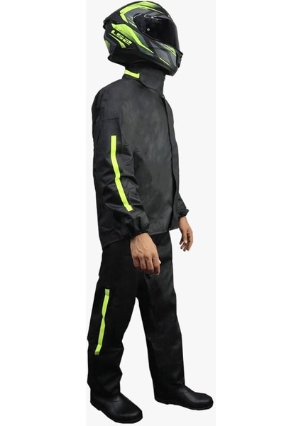 Vexo Dikişsiz Yumuşak Pvc Yağmurluk Alt Üst (Beden L)