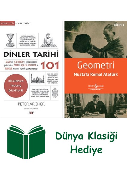 Dinler Tarihi 101 + Geometri + Dünya Klasiği Hediye