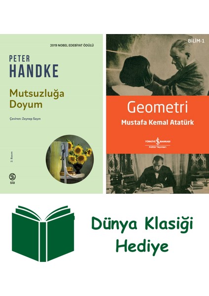Mutsuzluğa Doyum + Geometri + Dünya Klasiği Hediye