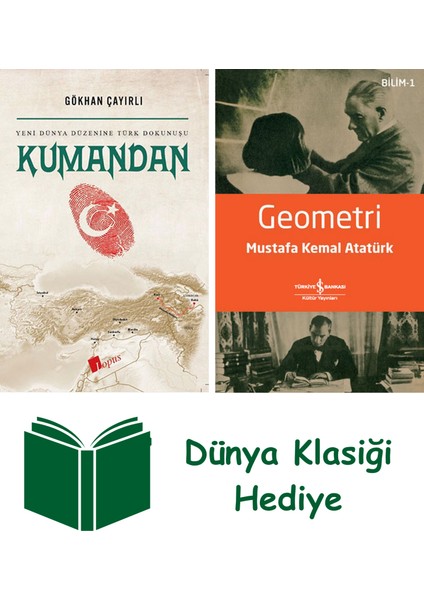 Kumandan + Geometri + Dünya Klasiği Hediye